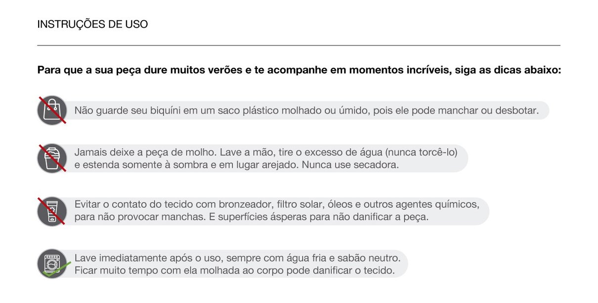 tabela dicas de uso menor