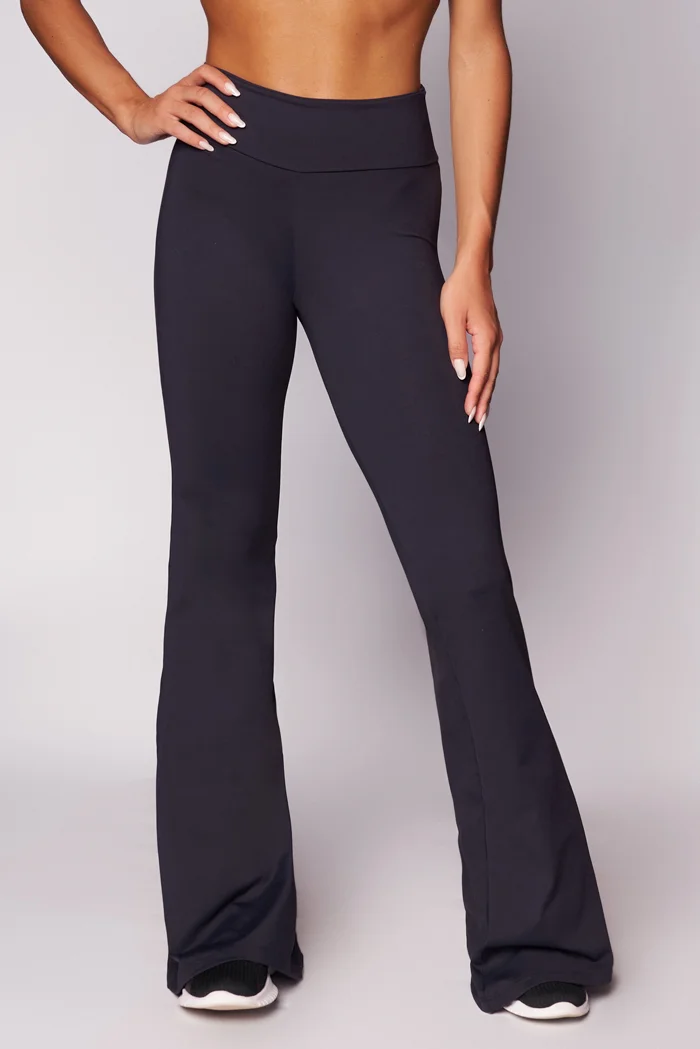 Calça Flare Fitness Contour