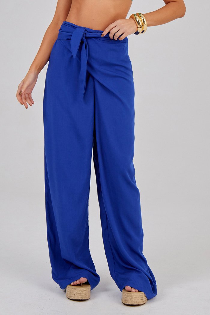 Calça Viscose Savana Lisa Preta